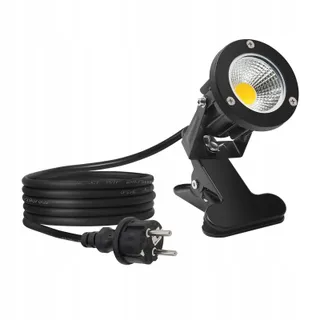 MONSING LED Schijnwerper 7W 2700K Met Klem 2m Kabel IP65 Warm Wit Tuin — miniatuur 1