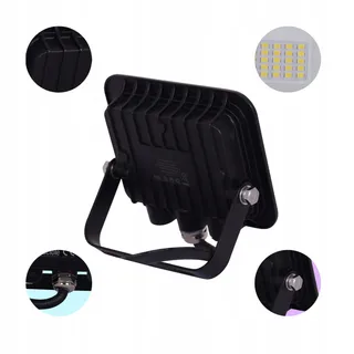 MILLE LUCCIOLE LED Schijnwerper 2x50W 5000lm 6500K IP65 Zwart — miniatuur 7
