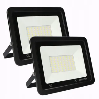 MILLE LUCCIOLE LED Schijnwerper 2x50W 5000lm 6500K IP65 Zwart