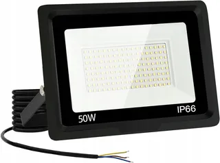 JEFEDANA LED Schijnwerper 50W 5000lm 6000K IP66 Koud Wit Garage Tuin — miniatuur 1