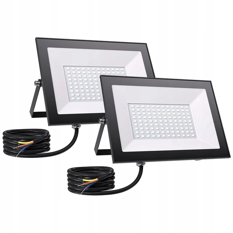 ALLIN LED Schijnwerper Buiten Tuin Garage 100W 10000LM 6500K IP65 — foto 1
