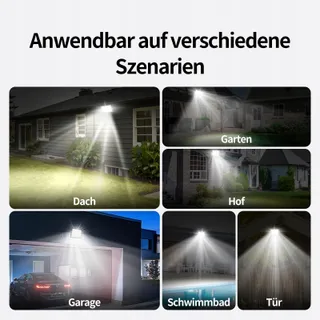 ALLIN LED Schijnwerper Buiten Tuin Garage 100W 10000LM 6500K IP65 — miniatuur 7