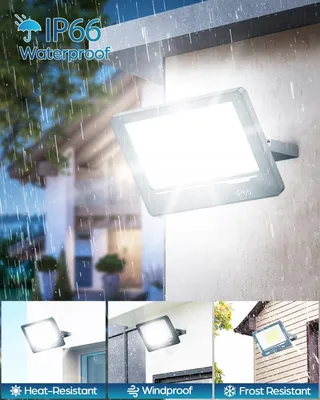 TOPAUBUB LED Schijnwerper Helder Tuin 200W 20000LM IP66 — miniatuur 2