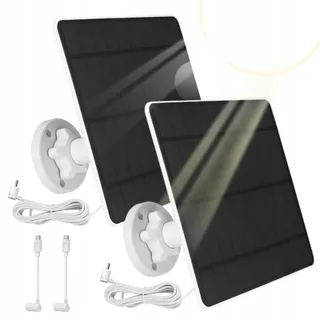 XIIW Zonnepaneel Voor Ring Camera 5W IP65 Kabel 3m Verstelbaar — miniatuur 1