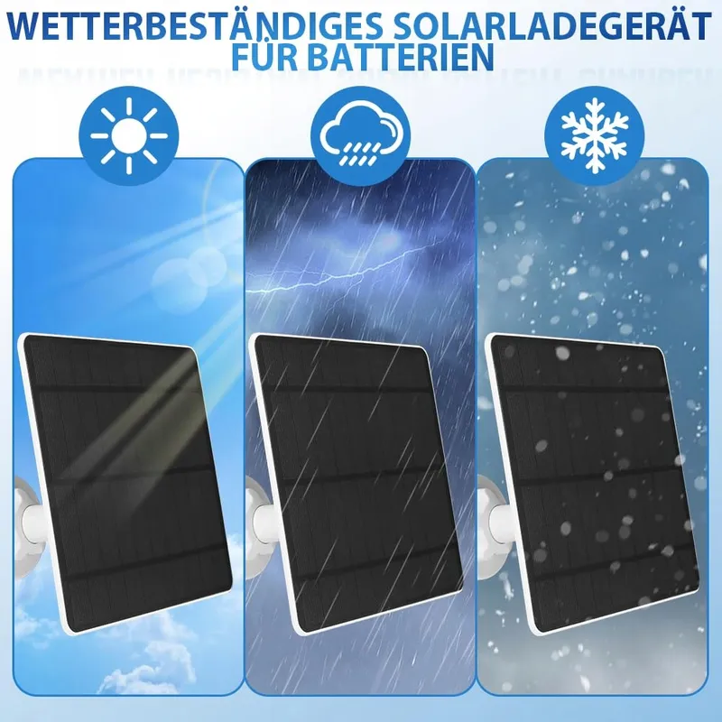 XIIW Zonnepaneel Voor Ring Camera 5W IP65 Kabel 3m Verstelbaar — foto 4