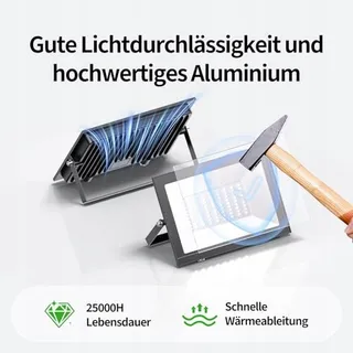 ALLIN LED Schijnwerper Buiten 50W Extra Fel Waterdicht — miniatuur 4