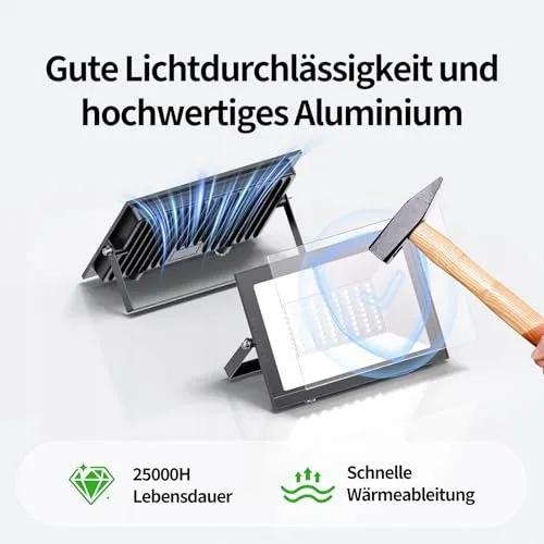 ALLIN LED Schijnwerper Buiten 50W Extra Fel Waterdicht — foto 4