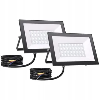 ALLIN LED Schijnwerper Buiten 50W 6500K Waterdicht 2 Stuks — miniatuur 1