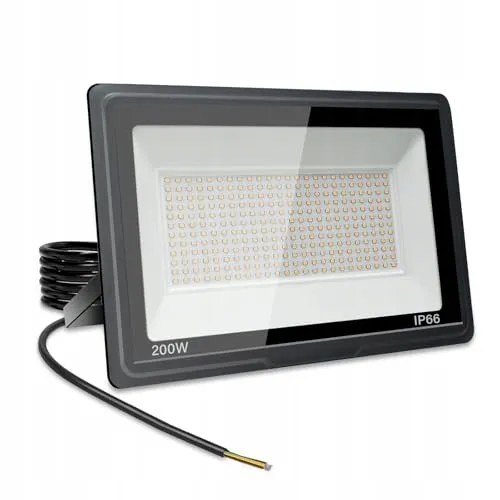 JEFEDANA LED Schijnwerper 200W 20000LM Super Helder Krachtig Warm Wit IP66 — foto 1