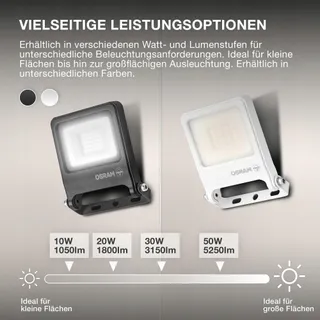 OSRAM Endura Flood PC LED Tuinreflector Koud Wit 20W 1800lm IP65 — miniatuur 7