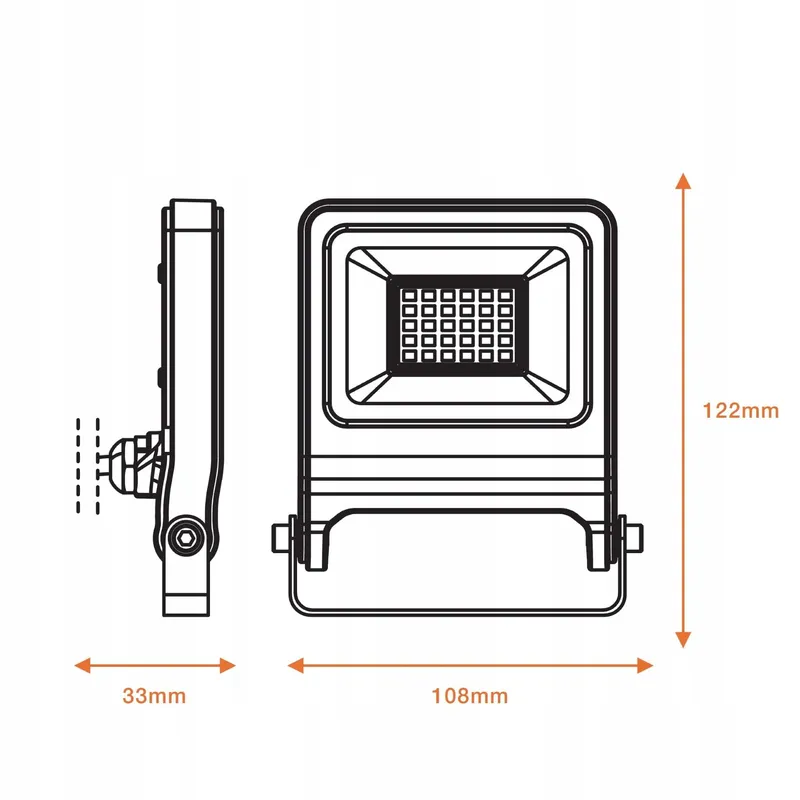 OSRAM Endura Flood PC LED Tuinreflector Koud Wit 20W 1800lm IP65 — foto 3