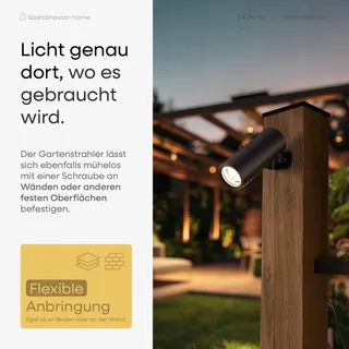 SCANDINAVIAN HOME Set 4 LED Tuinlampen 12V IP65 Warmwit — miniatuur 5