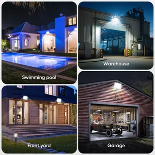 PLAZIQUE LED Schijnwerper Buiten Waterdicht Tuin Garage 100W IP67 — miniatuur 7