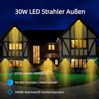 WEGOODLIFE LED Schijnwerper Buiten Waterdicht 3000K IP66 — miniatuur 2