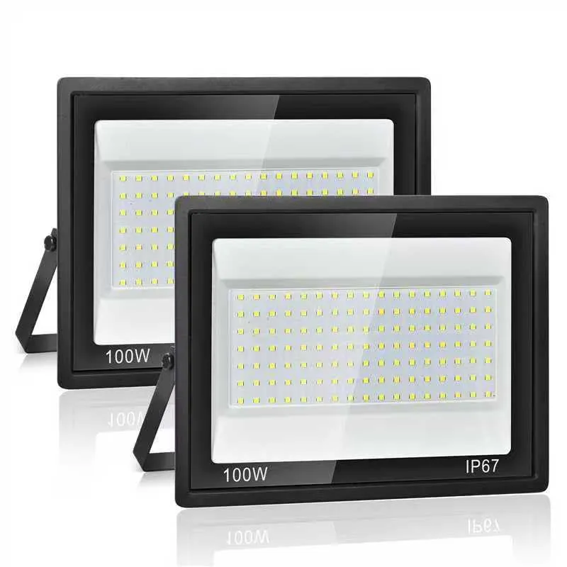 PLAZIQUE LED Schijnwerper Buiten Waterdicht Koudwit 100W IP67 — foto 1