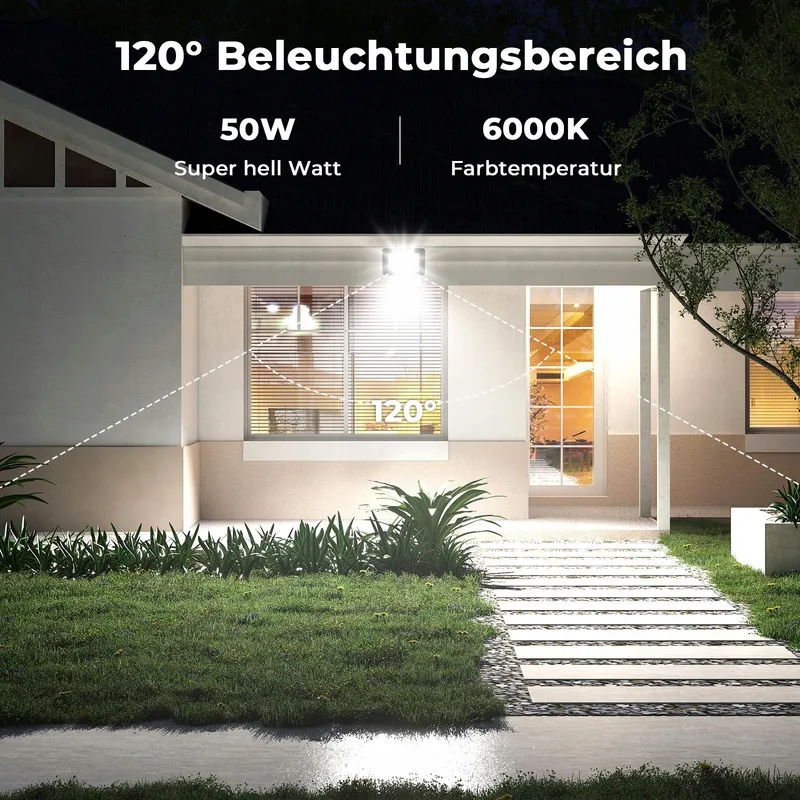 ICRGB LED Schijnwerper Waterdicht Koud Wit 50W 5000LM IP66 — foto 2
