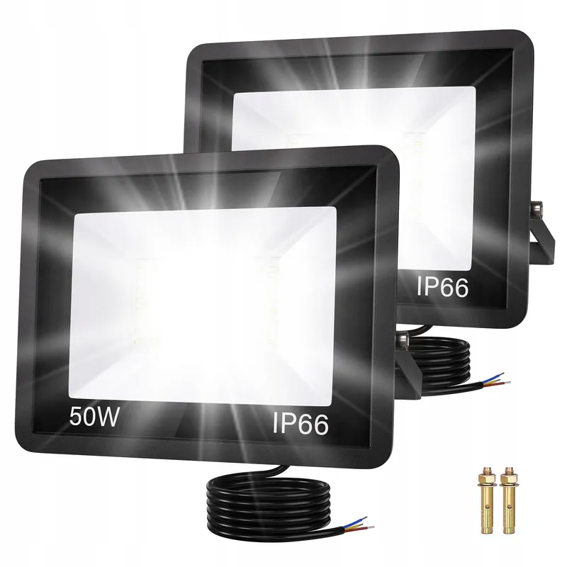 ICRGB LED Schijnwerper Waterdicht Koud Wit 50W 5000LM IP66 — foto 1
