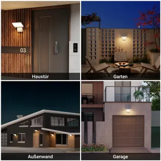 K-BRIGHT LED Buitenwandlamp Tuin Terras Wit 24W IP65 — miniatuur 6