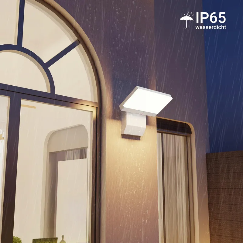 K-BRIGHT LED Buitenwandlamp Tuin Terras Wit 24W IP65 — foto 5