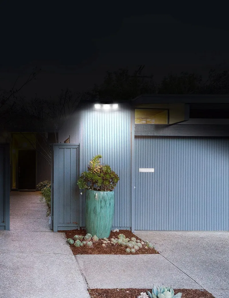 LEPRO Solar Buitenlamp met Bewegingssensor Tuin 360° 6W IP65 — foto 9