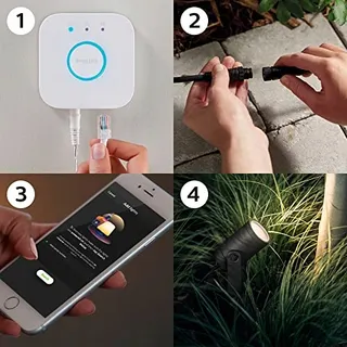 PHILIPS Hue Lily Slimme LED Tuinlamp Buiten Alexa HomeKit — miniatuur 3