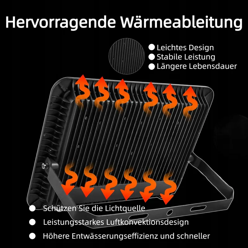 WEGOODLIFE LED Schijnwerper Tuin Waterdicht Warmwit Garage 20W IP66 — foto 4