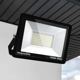 WEGOODLIFE LED Schijnwerper Super Fel Waterdicht 100W IP66 — miniatuur 1
