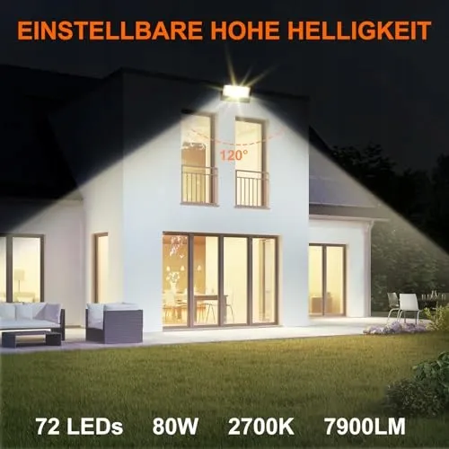 DUSKTEC RGB LED Schijnwerper App Dimbaar 80W — foto 3