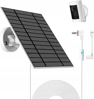 NOOUKUT Zonnepaneel Voor Ring Spotlight Stick Up Cam 6W — miniatuur 1