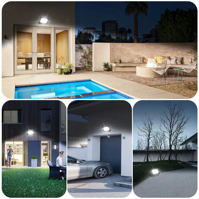 BLIVRIG LED Schijnwerper Buiten Waterdicht 200W IP66 Koudwit — foto 3