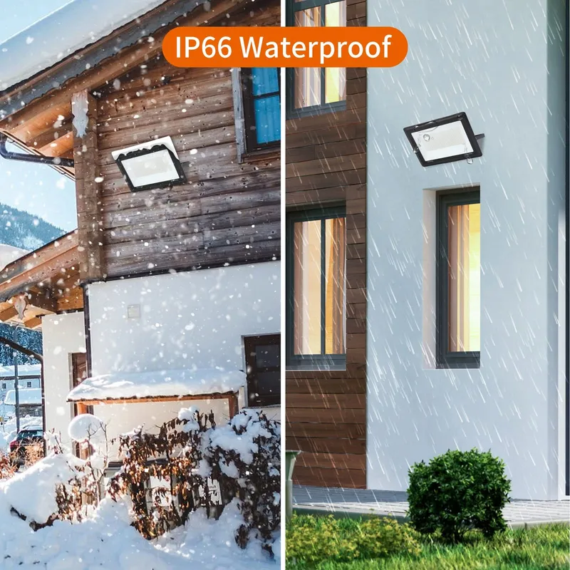 BLIVRIG LED Schijnwerper Buiten Waterdicht 200W IP66 Koudwit — foto 4