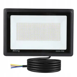 BLIVRIG LED Schijnwerper Buiten Waterdicht 200W IP66 Koudwit
