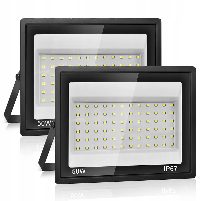 PLAZIQUE LED Schijnwerper Buiten Met Bewegingsmelder Waterdicht 50W — foto 1
