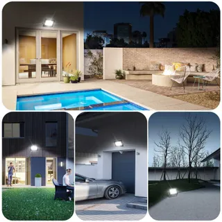 BLIVRIG LED Schijnwerper Waterdicht Koud Wit 2x50W IP66 — miniatuur 5