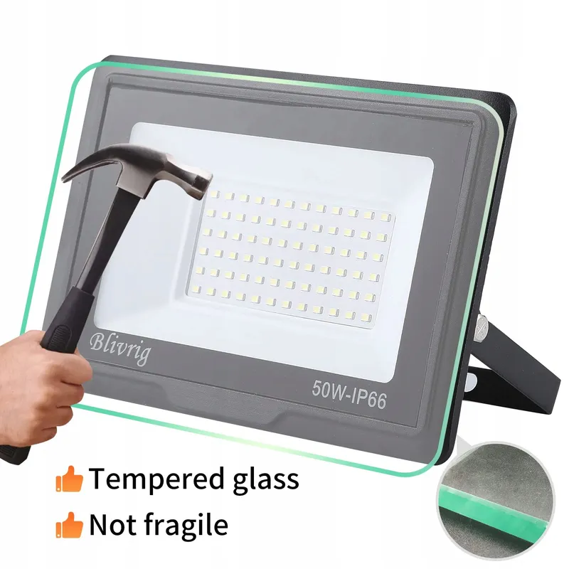 BLIVRIG LED Schijnwerper Waterdicht Koud Wit 2x50W IP66 — foto 4