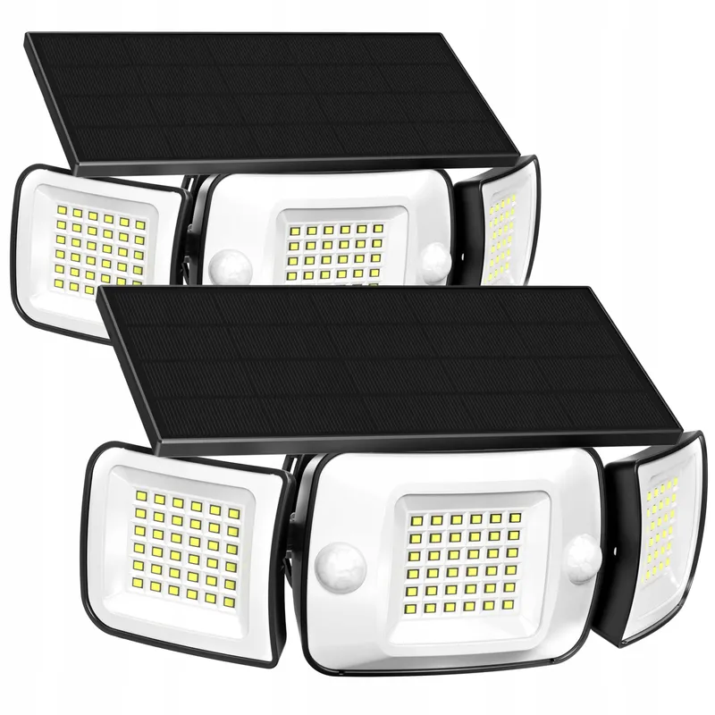 INTELAMP Solar Buitenlamp Bewegingsmelder 2 Stuks IP65 — foto 1