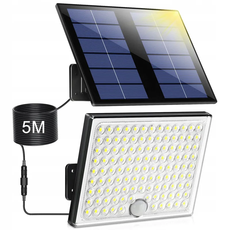 REALKY Solar Buitenlamp Bewegingsmelder Waterdicht 113 LED — foto 1