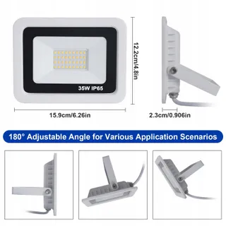 MILLE LUCCIOLE LED Schijnwerper Fel Wit Voor Garage 35W IP65 — miniatuur 4