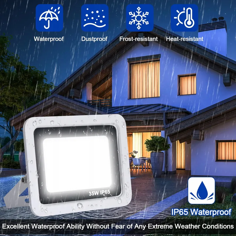 MILLE LUCCIOLE LED Schijnwerper Fel Wit Voor Garage 35W IP65 — foto 3
