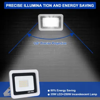 MILLE LUCCIOLE LED Schijnwerper Fel Wit Voor Garage 35W IP65 — miniatuur 2