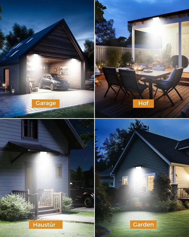 VIGHEP LED Schijnwerper Bewegingsmelder 50W Tuin Garage — foto 8