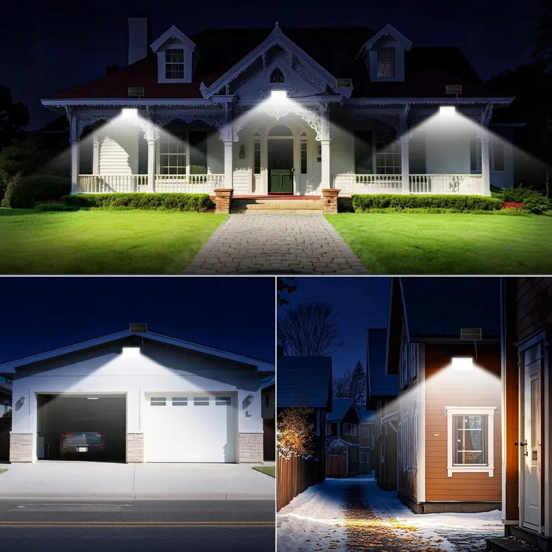 REALKY Solarlampen Met Bewegingssensor Waterdicht Voor Garage IP65 — foto 7