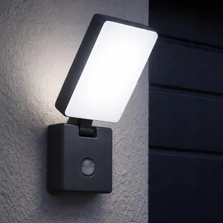 MIRATIC LED Buitenlamp met Bewegingssensor Waterdicht Grijs 10W — miniatuur 1