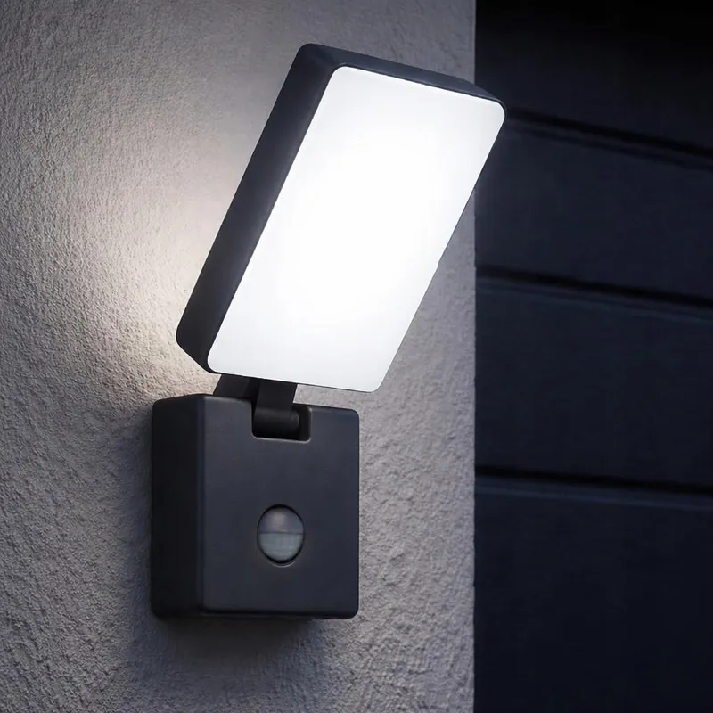 MIRATIC LED Buitenlamp met Bewegingssensor Waterdicht Grijs 10W — foto 1