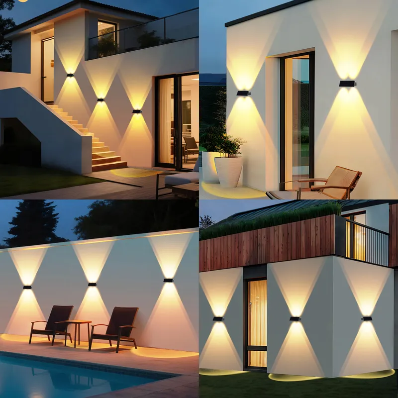 SUNUNINY Solarlampen Buiten RGB Tuin Terras Balkon IP65 4 Stuks — foto 3