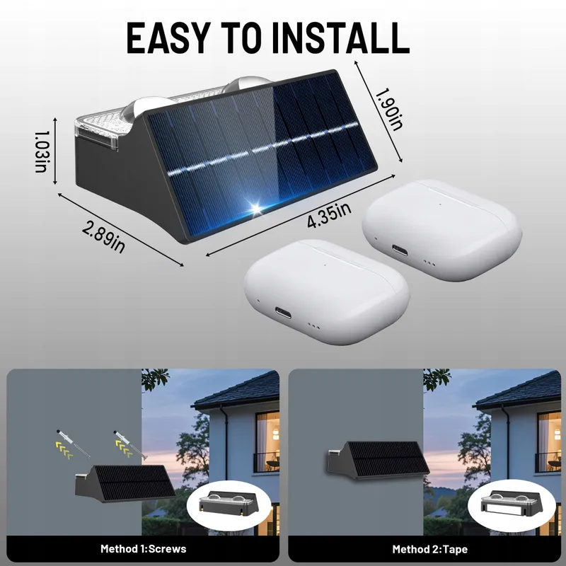 SUNUNINY Solarlampen Buiten RGB Tuin Terras Balkon IP65 4 Stuks — foto 9