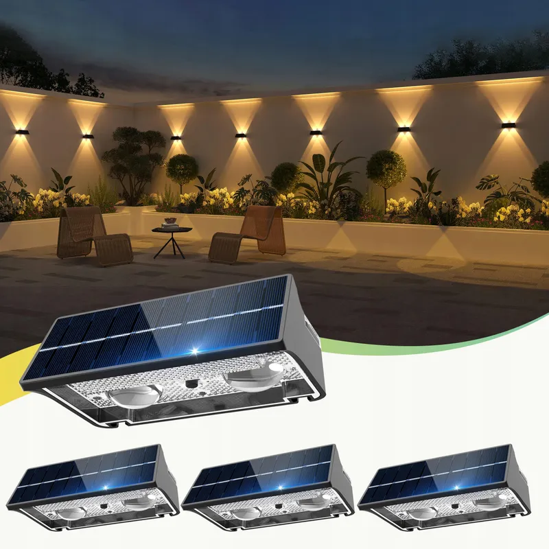SUNUNINY Solarlampen Buiten RGB Tuin Terras Balkon IP65 4 Stuks — foto 1
