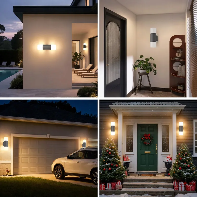 Y LED Wandlamp Binnen Buiten Draaibaar Antraciet 14W IP65 3000K — foto 7