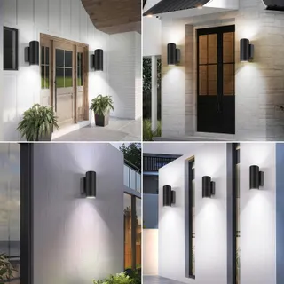 KERRY Buitenwandlamp Zwart Aluminium Up Down GU10 IP65 — miniatuur 5