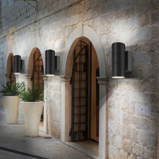 KERRY Buitenwandlamp Zwart Aluminium Up Down GU10 IP65 — miniatuur 7